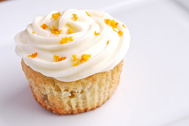 Coconut Cupcake With Pineapple Cream Frosting